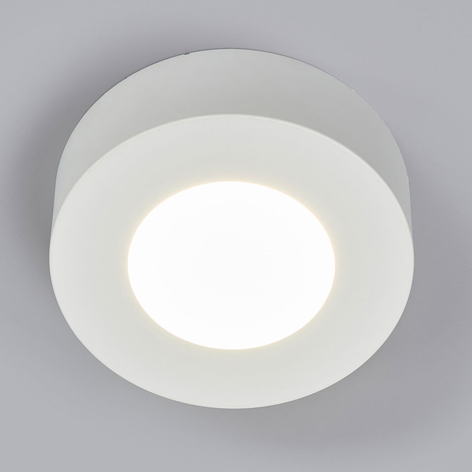 Plafonnier LED Marlo blanc 4 000 K rond 12,8 cm