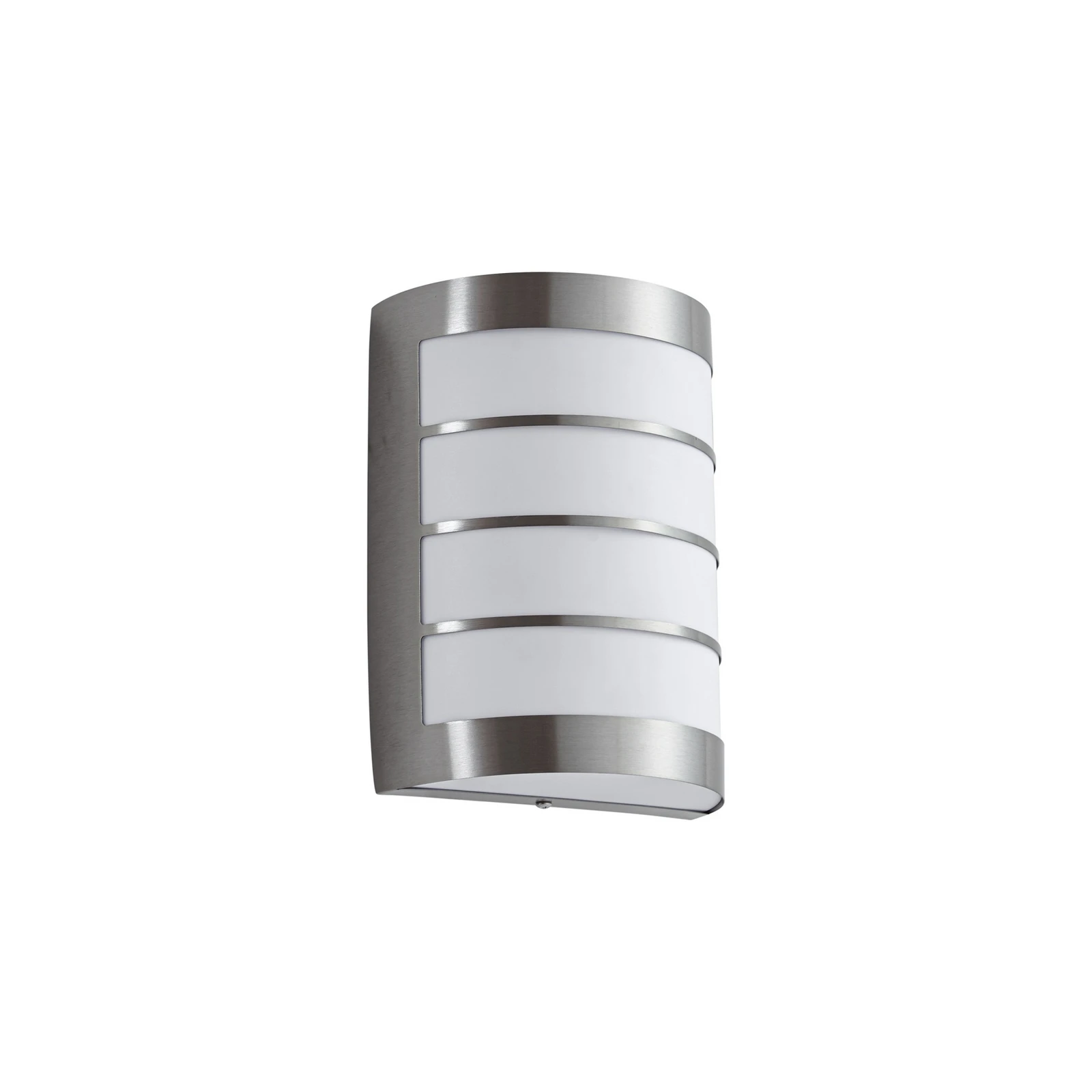 Lindby Noyan outdoor wall light, 22 cm, stainless steel, IP44, E27