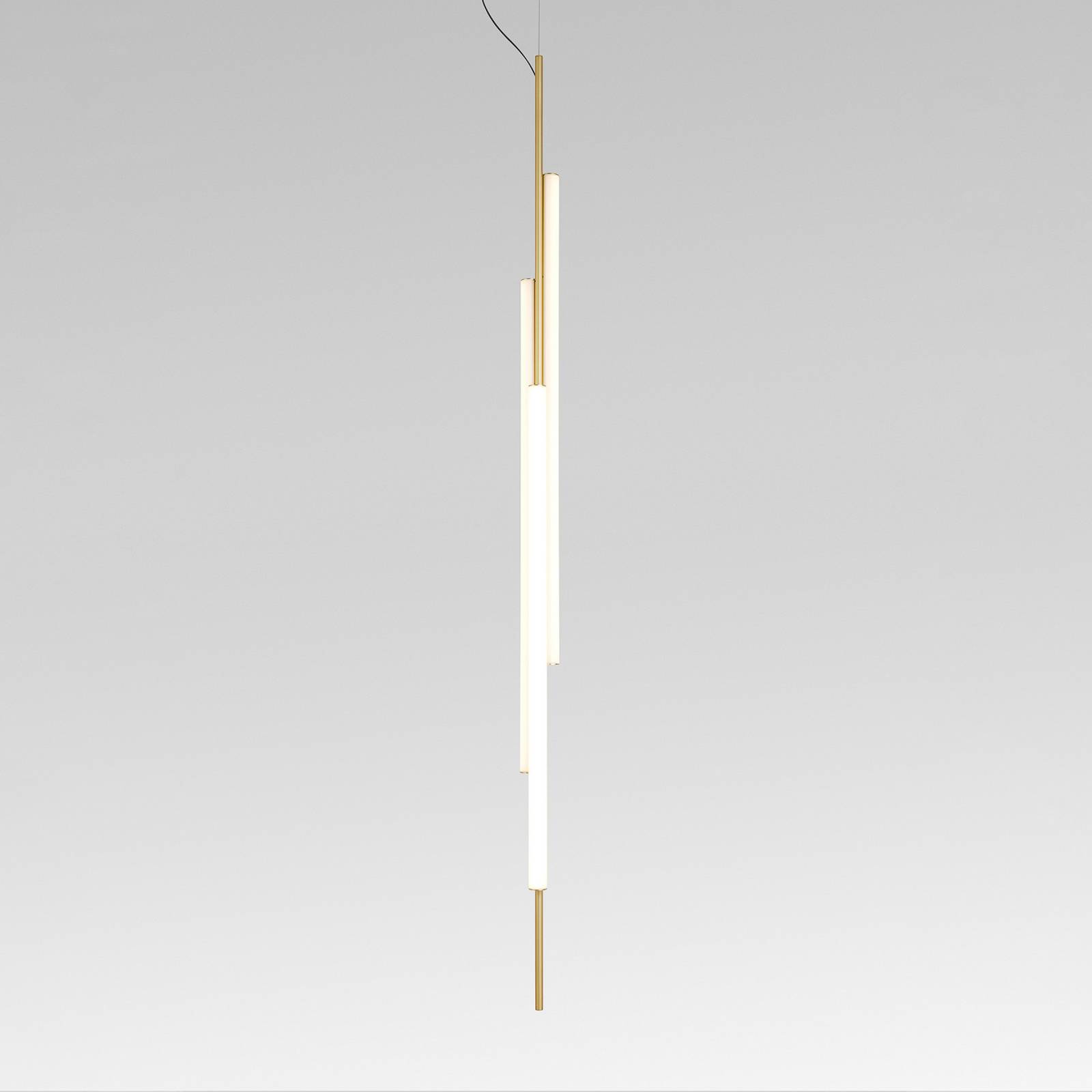 Żyrandol LED MARSET Ambrosia 175 W/wtyczka 3000 K, kolor złoty