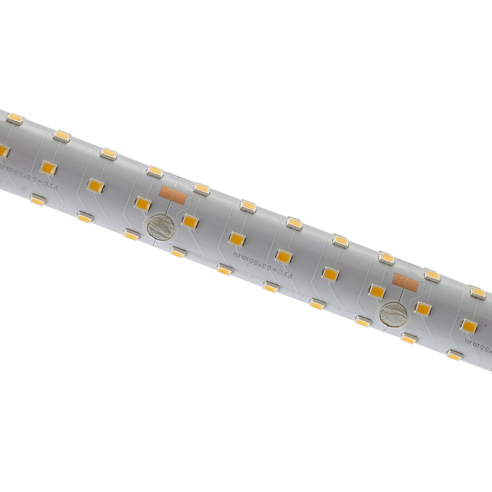 Candeeiro suspenso Lucande LED Joran, 1 lâmpada, branco, vidro