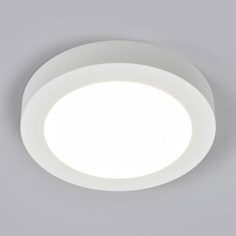 LED-loftlampe Marlo hvid 4000K rund 25,2cm