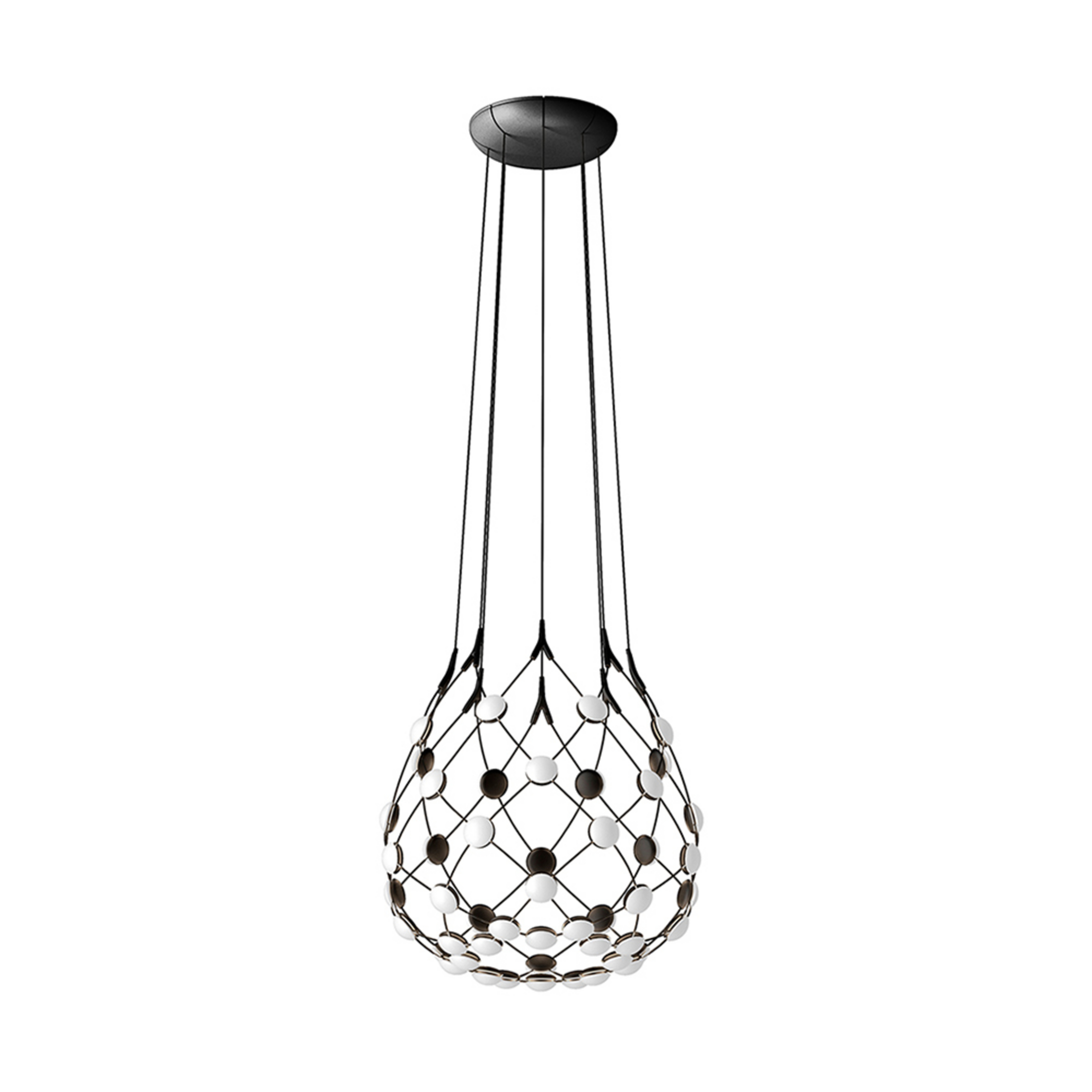 Mesh Lámpara Colgante Ø100xH90 Phase 3m Black - Luceplan