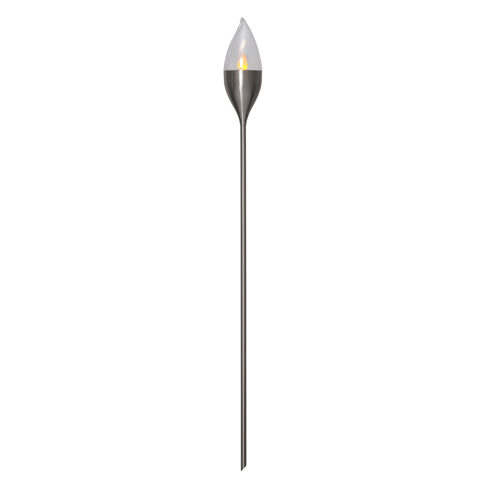 Best Season Olympos LED solar light, stainless steel, 0.06 W, H: 115 cm