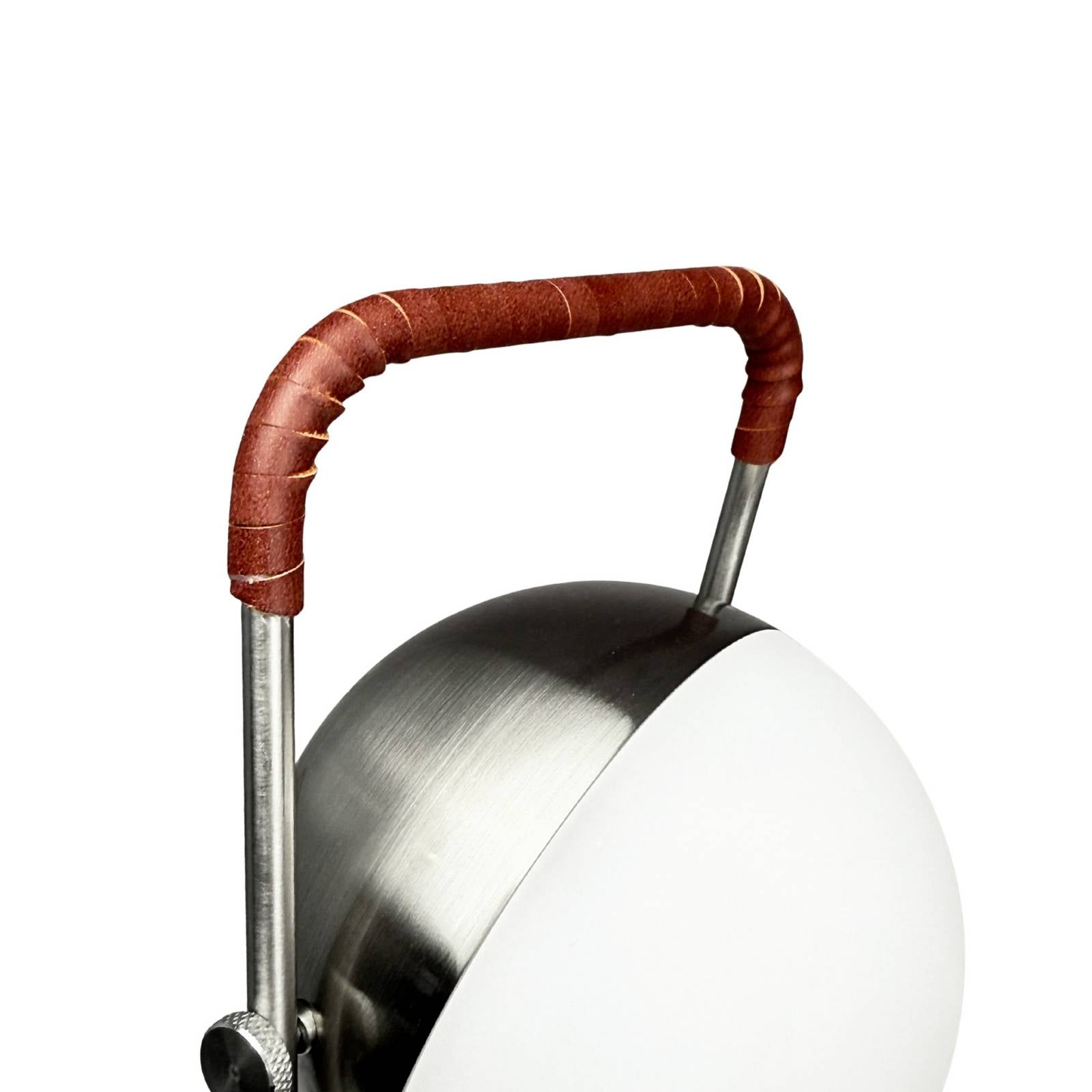 Lampe de table LED rechargeable Dyberg Larsen Mova, bordeaux, IP44