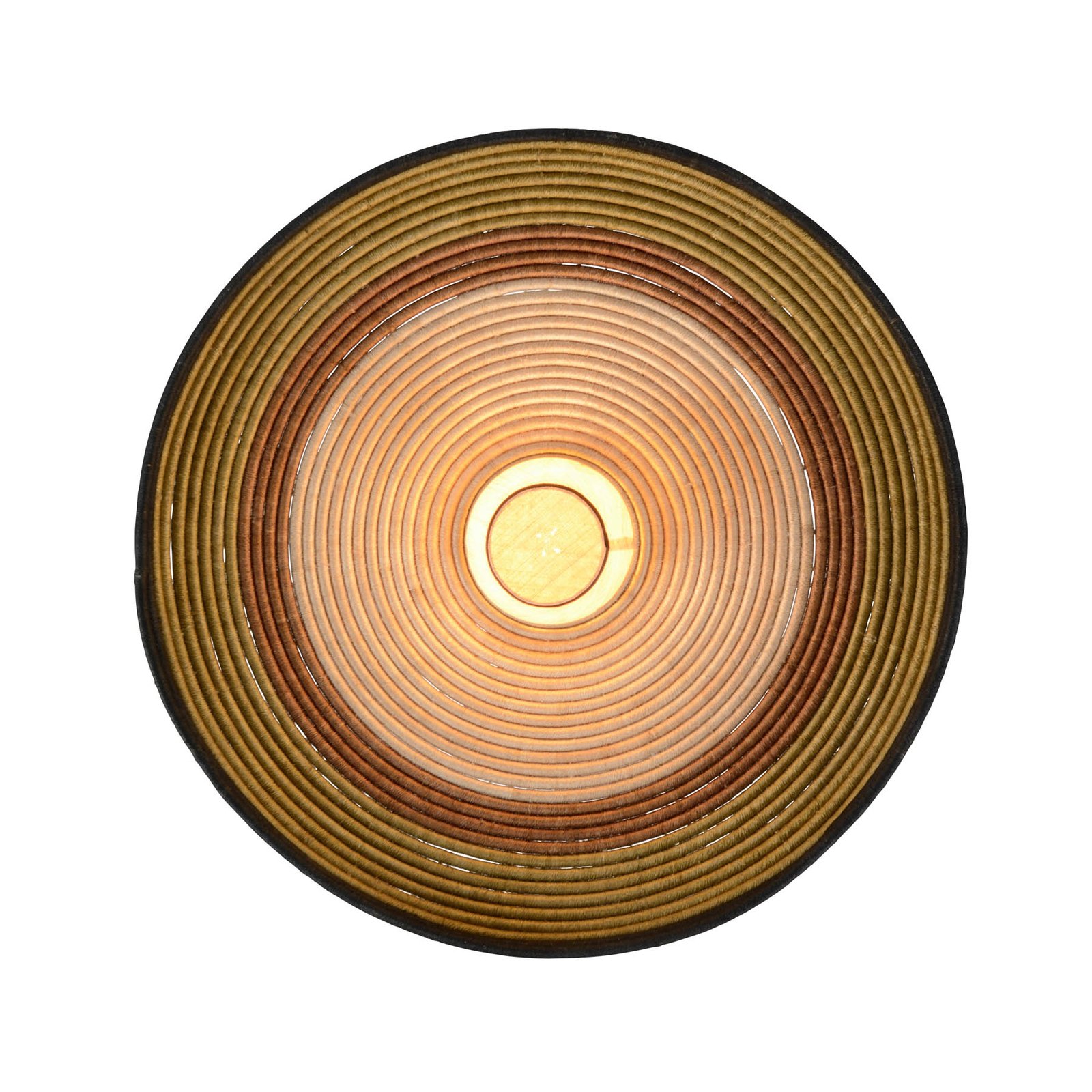 Forestier Grass Wandleuchte aus Abacá-Geflecht