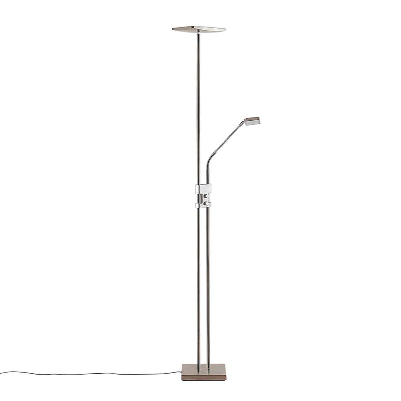 Jonne Floor Lamp Nickel - Lindby