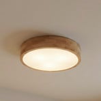 Tanju Loftlampe Ø40 Wood/White - Lindby