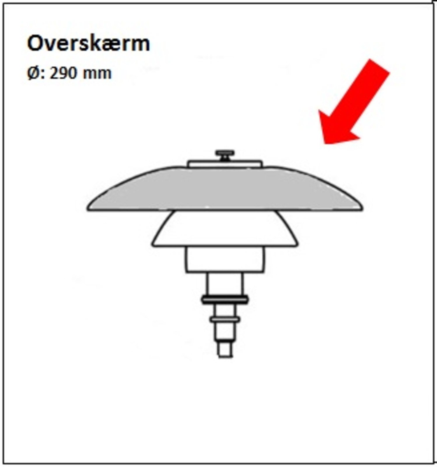 PH 3/2 Akademi Overshade for Pendant Opal - Louis Poulsen