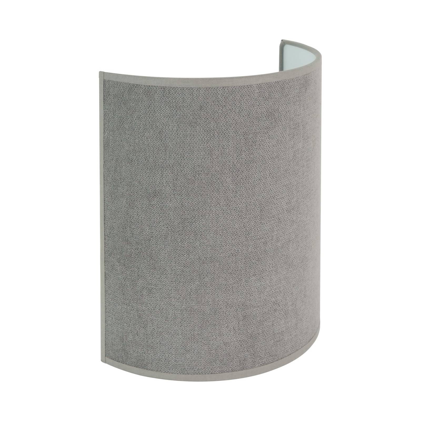 Wandleuchte Semi Circle, Soro, grau, E27