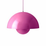 Lampada a sospensione Flowerpot VP2, Ø 50 cm, rosa - &TRADITION