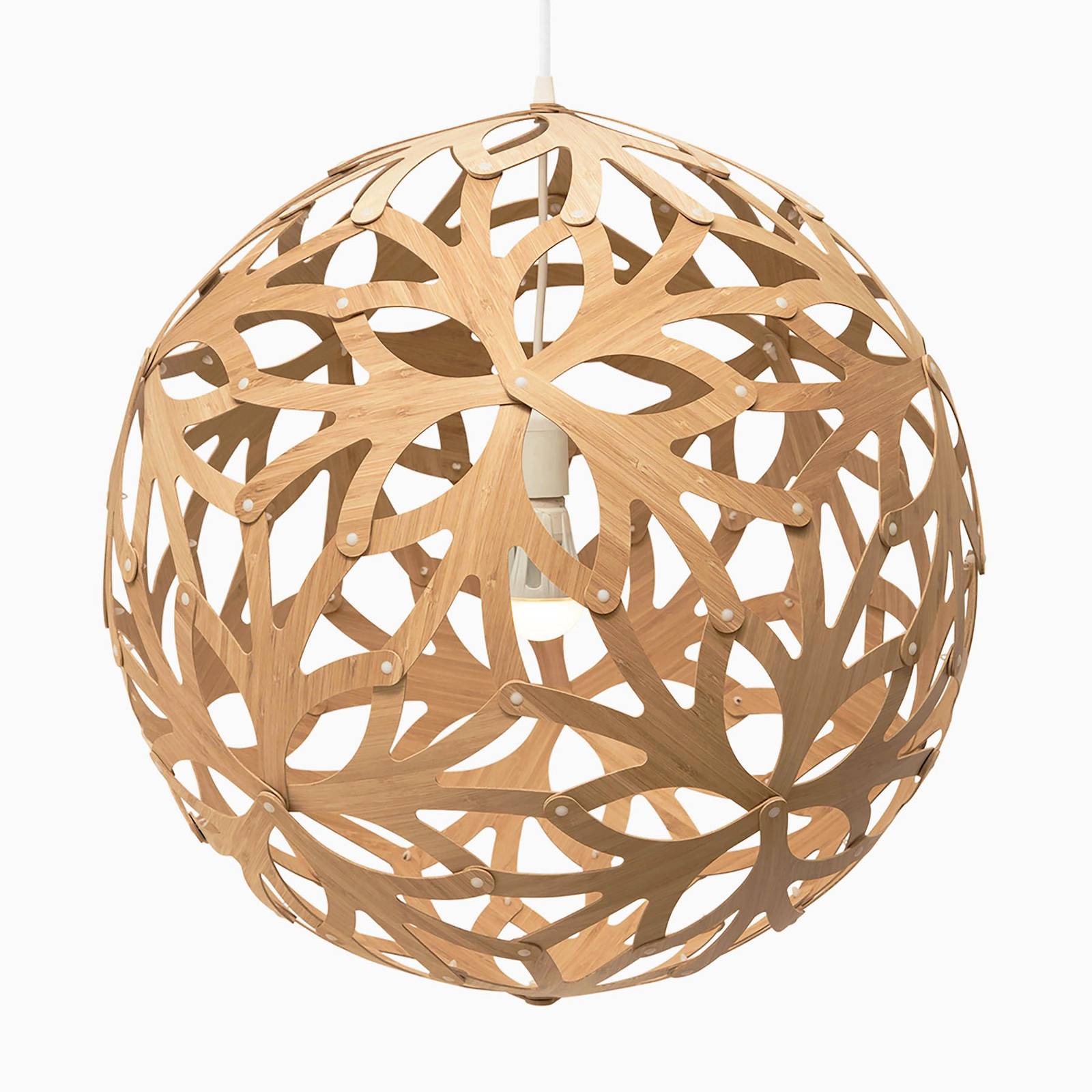 david trubridge Floral hänglampa Ø 60 cm karamell