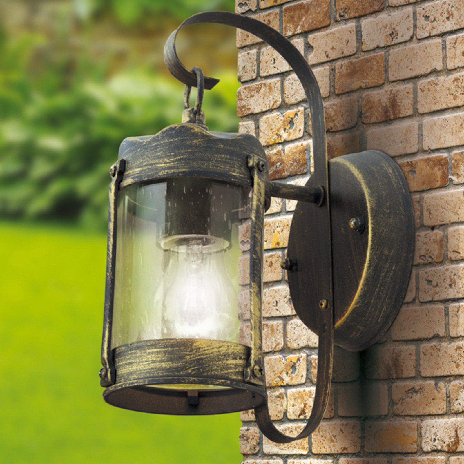 Rustic outdoor wall lamp Lenard