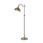 Lampe sur pied Domego, argent antique, fer, hauteur 130 cm