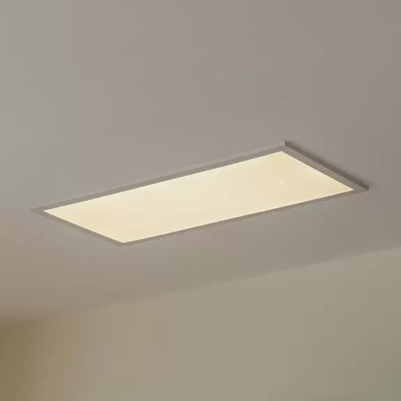 Lampenwelt Lindby Kenma LED-Panel, CCT, 29,6 cm x 59,6 cm