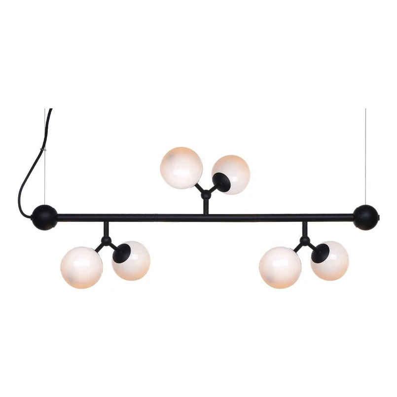 Halo Design - Atom 6 Mini Pendelleuchte Opal
