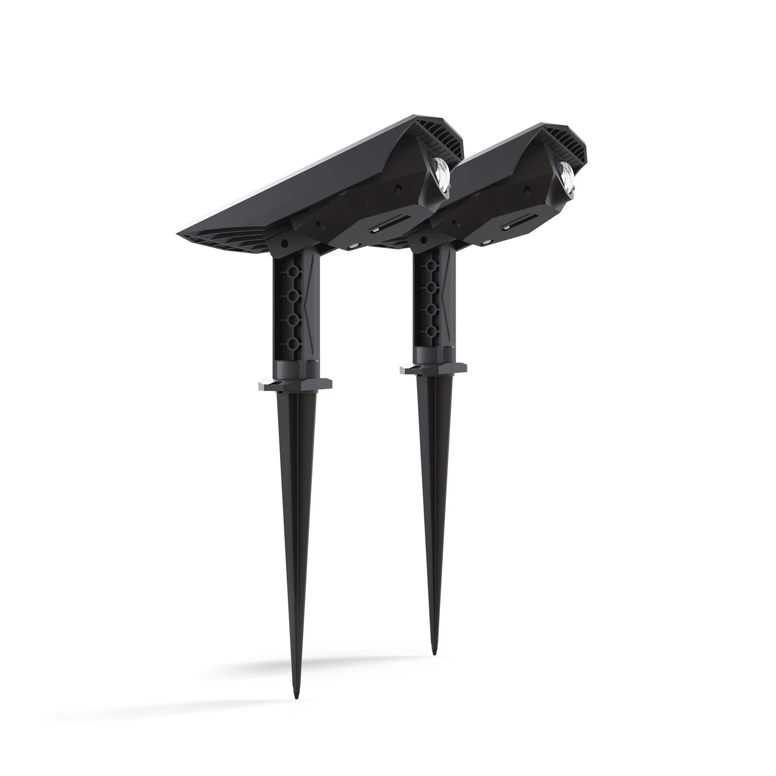 Calex LED-markspettspotlight Padoa, 2-pack, svart