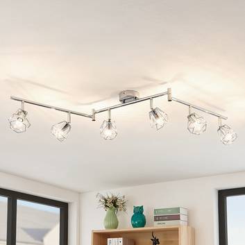 Lindby Giada spot pour plafond LED, à 6 lampes