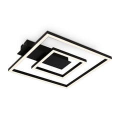 Stropné LED svetlo 3772 s 2 rámami, čierna