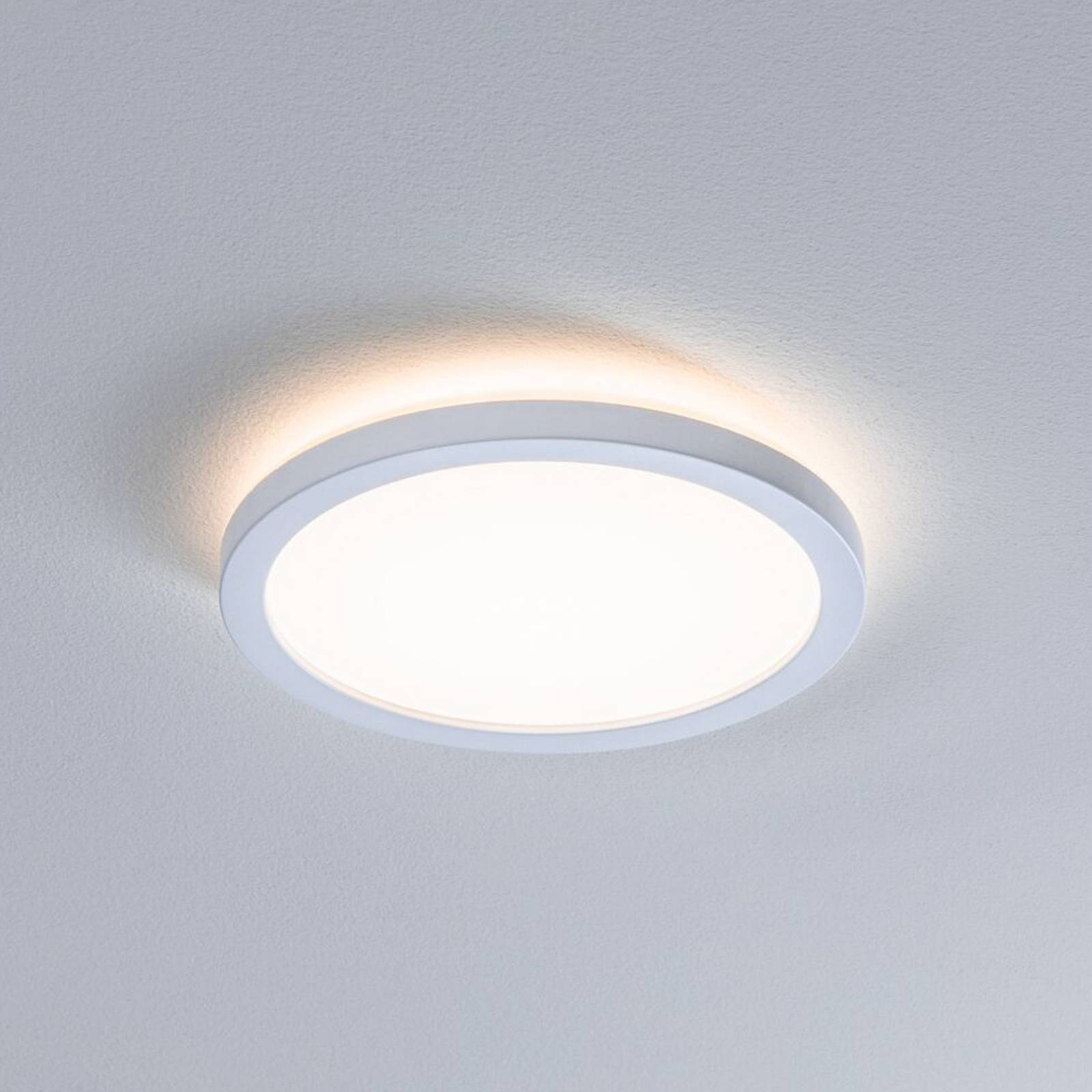 Panel LED Paulmann Atria Shine, Ø 19 cm, biały, IP44, 3000 K,