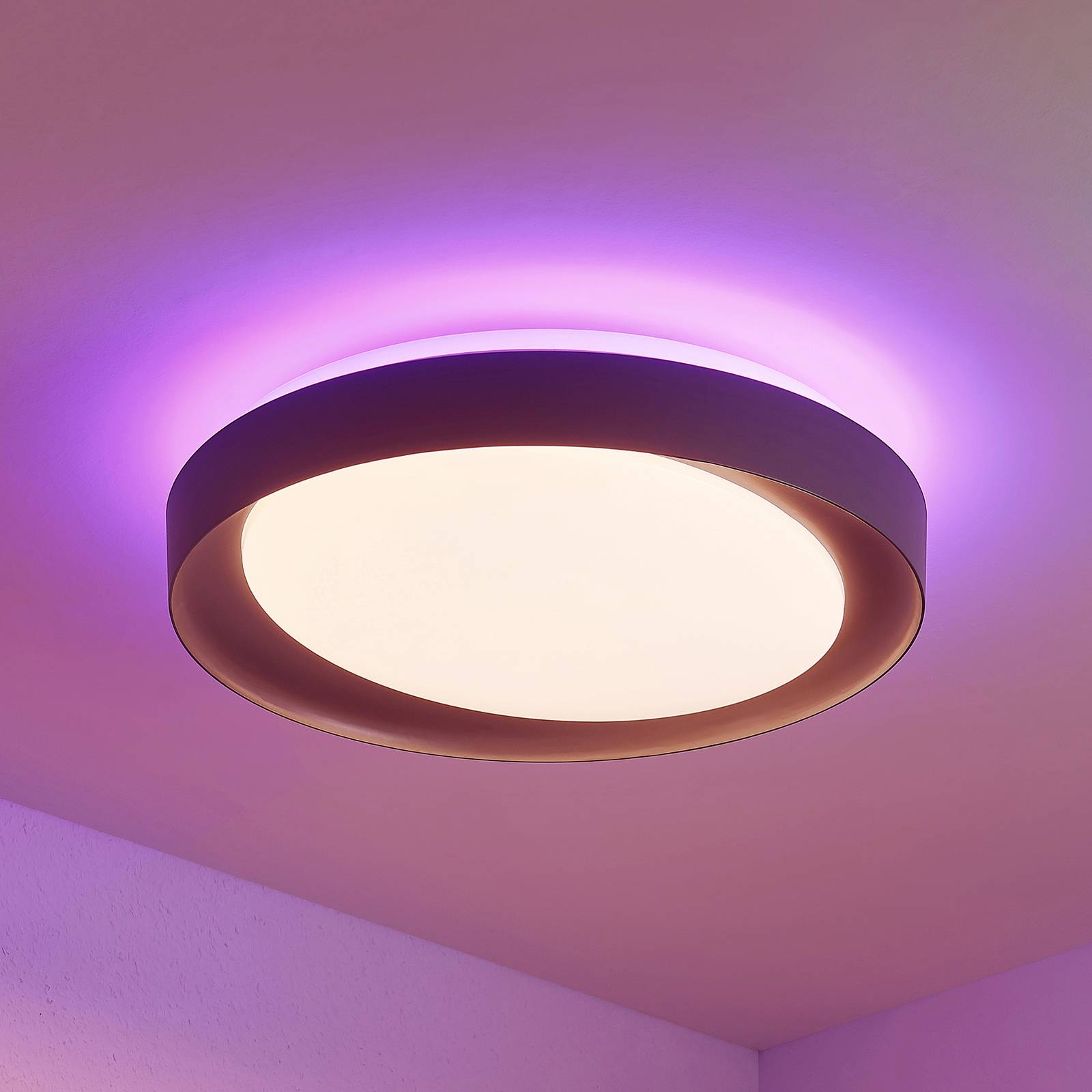 Lindby Alyano lampa sufitowa LED, CCT, ściemniana