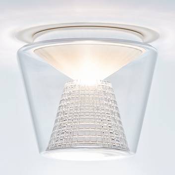 Lámpara LED de techo Annex, reflector de cristal