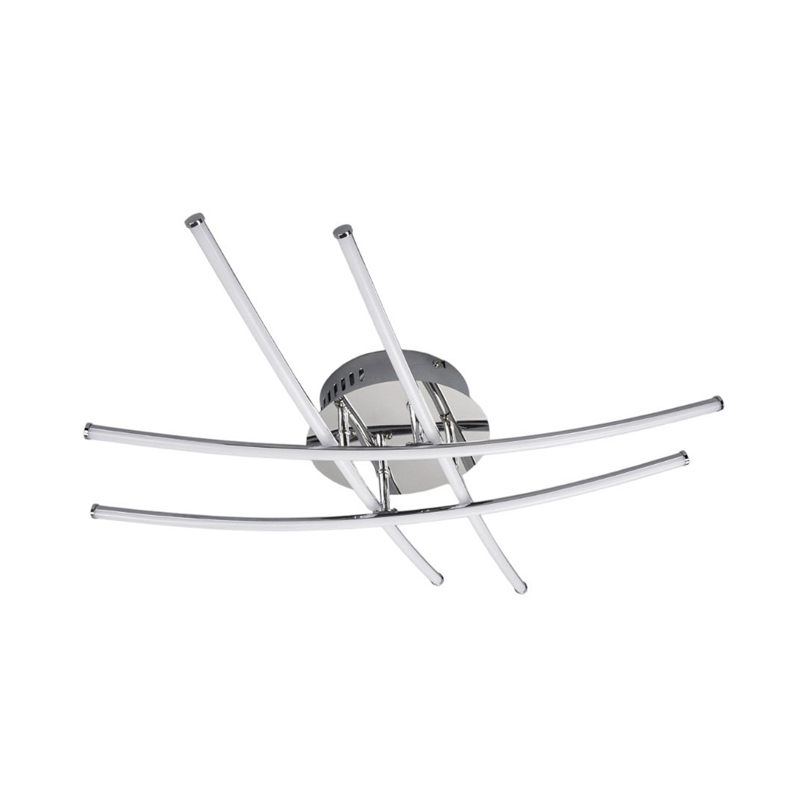 Yael Taklampe Chrome/White - Lindby