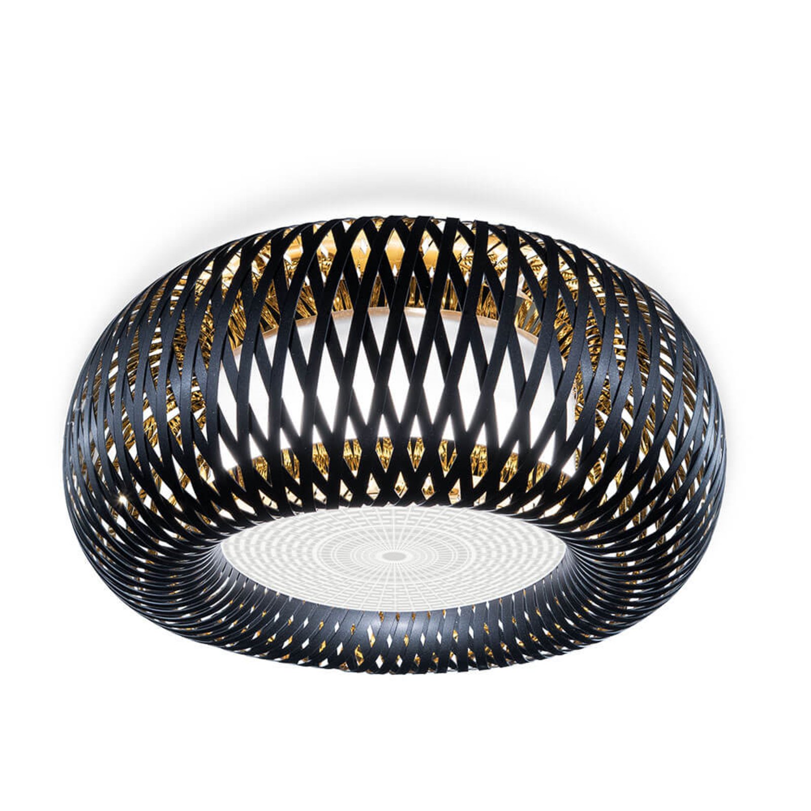 Kalatos Plafond/Vägglampa Black/Gold - Slamp