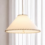 NOLA rippvalgusti Whitt, valge, paber, Ø 39 cm, E27