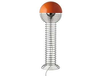 Wire Lampa Podłogowa Chrome/Orange - Verpan