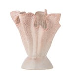 Plier Vase, Steingut, rosé, Höhe 29 cm - BLOOMINGVILLE