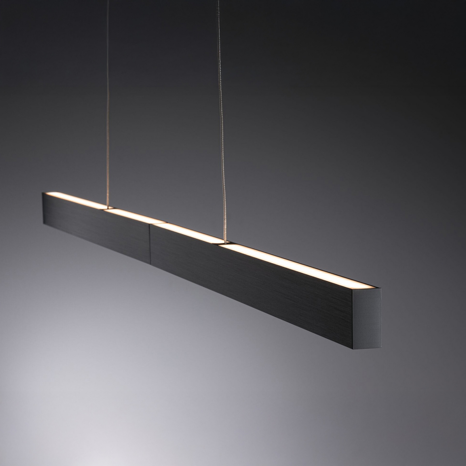 Lámpara colgante LED Aptare de Paulmann, negra, RGBW, inteligente, atenuable. Lámpara colgante LED Aptare de Paulmann, negra, RGBW, inteligente, atenuable.