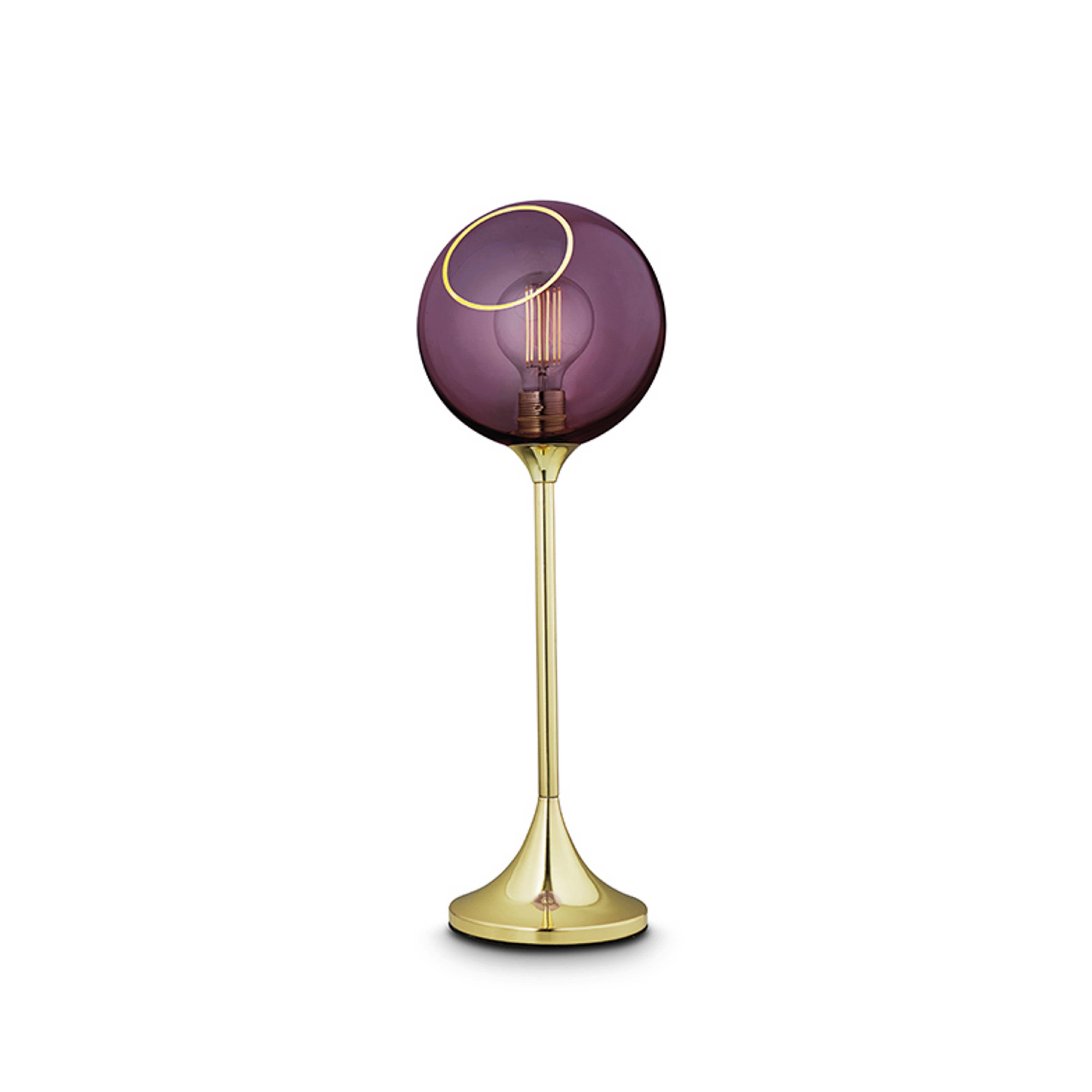 Ballroom Bordlampe Purple Rain/Gold - Design By Us