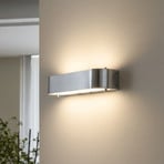 Nika vegglampe med fatning E14, aluminium