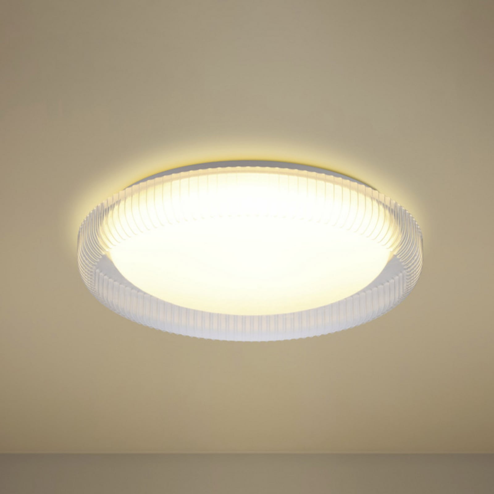 Stropné LED svetlo EGLO MONTEDORO, číre/biele, Ø 40 cm, CCT Stropné LED svetlo EGLO MONTEDORO, číre/biele, Ø 40 cm, CCT