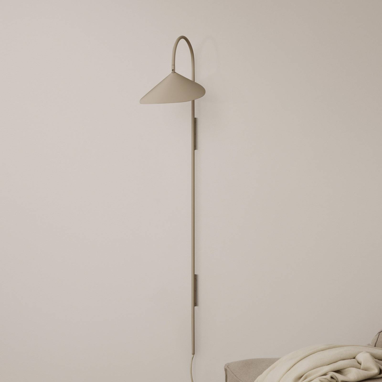 ferm LIVING applique murale Arum Swivel Tall beige connecteur