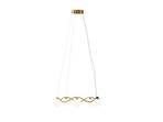 Circle of Life Plafoniere V2 Ø65 Raw Brass/Opal White - Rebello Decor