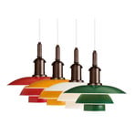 PH 3½-3 3x Schirm Schrauber Mat Braun - Louis Poulsen