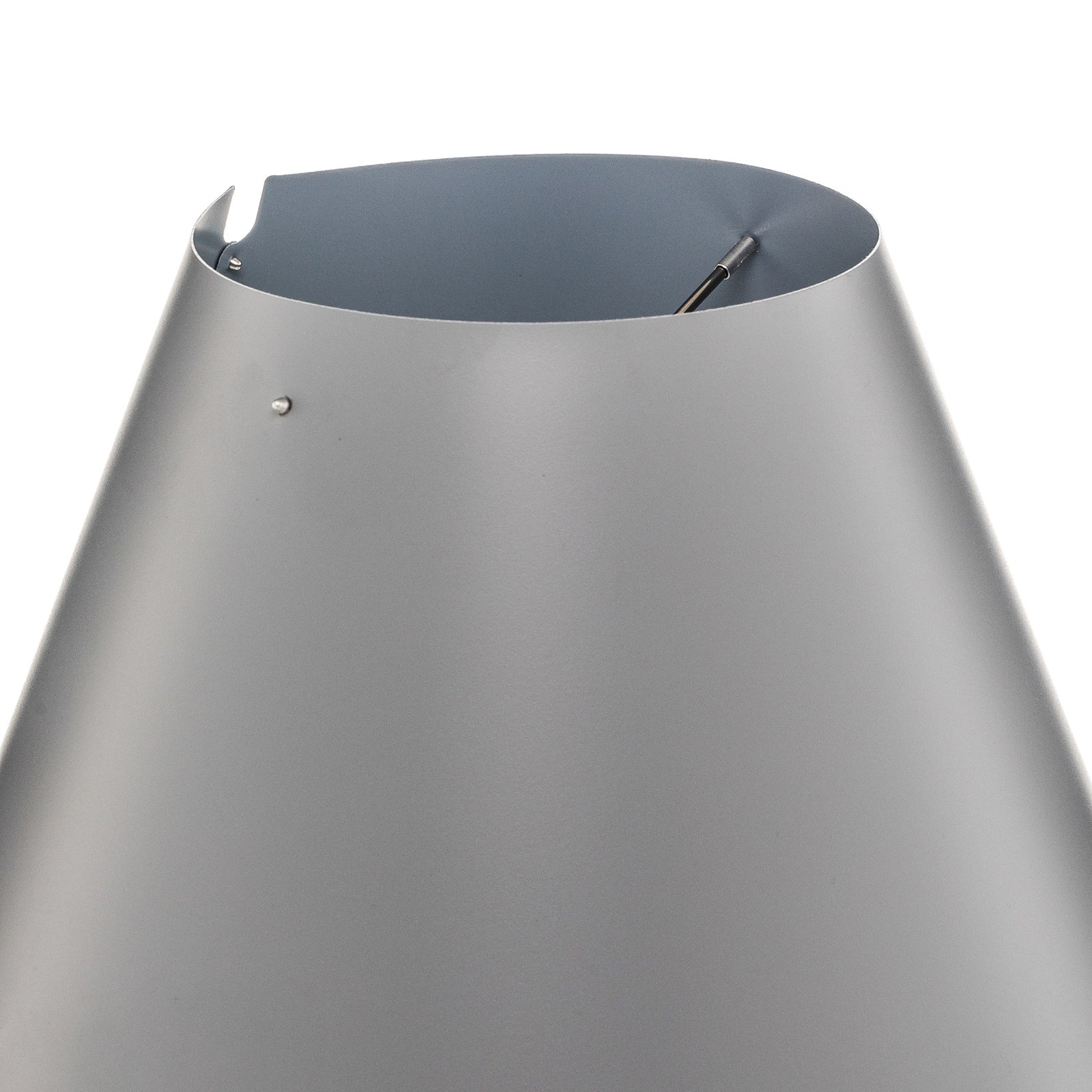 Luceplan Costanzina da tavolo alluminio grigio