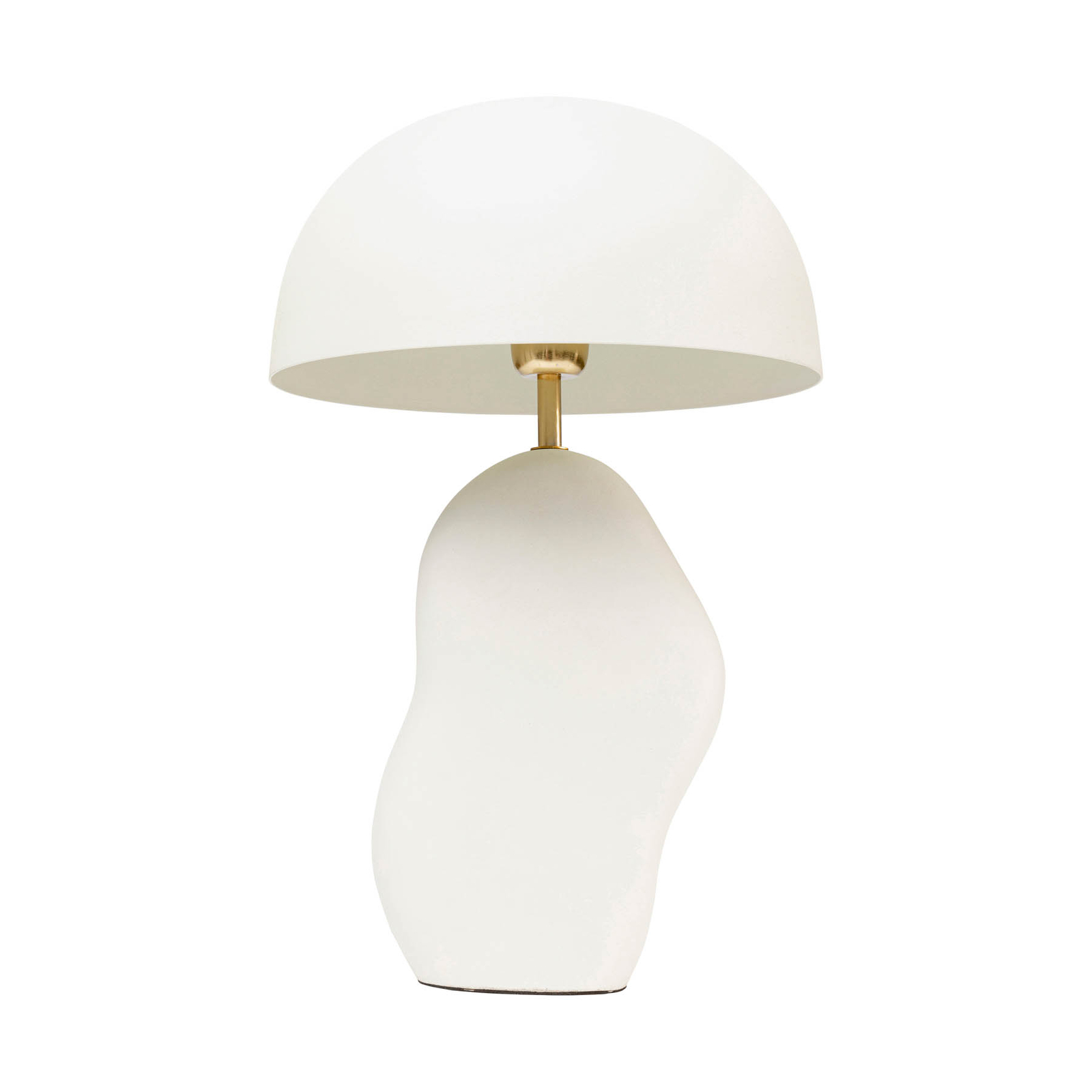 KARE Lampe à poser Nube, blanc, acier émaillé, hauteur 27 cm