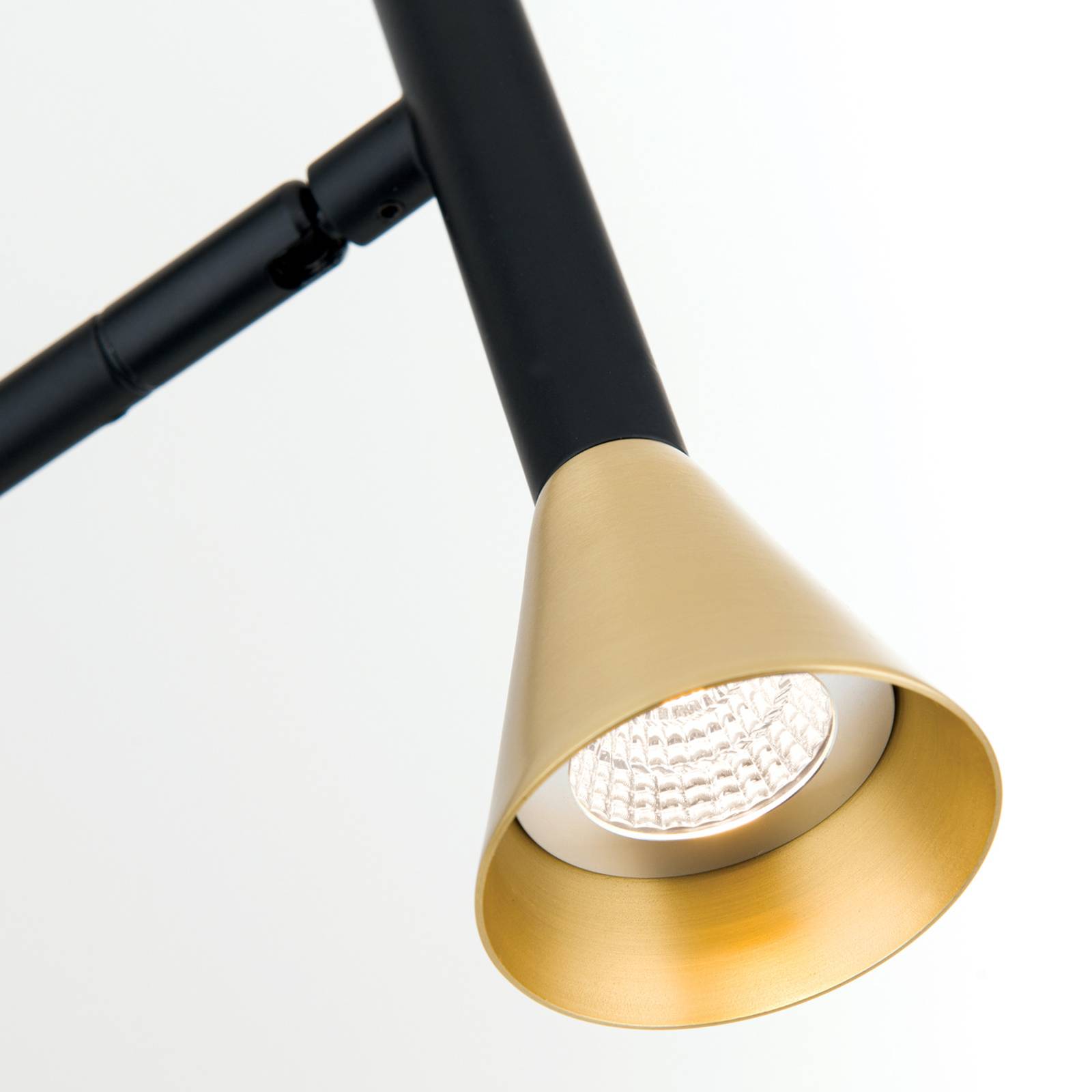 Lampa stołowa LED Odeon, czarna, obrotowa