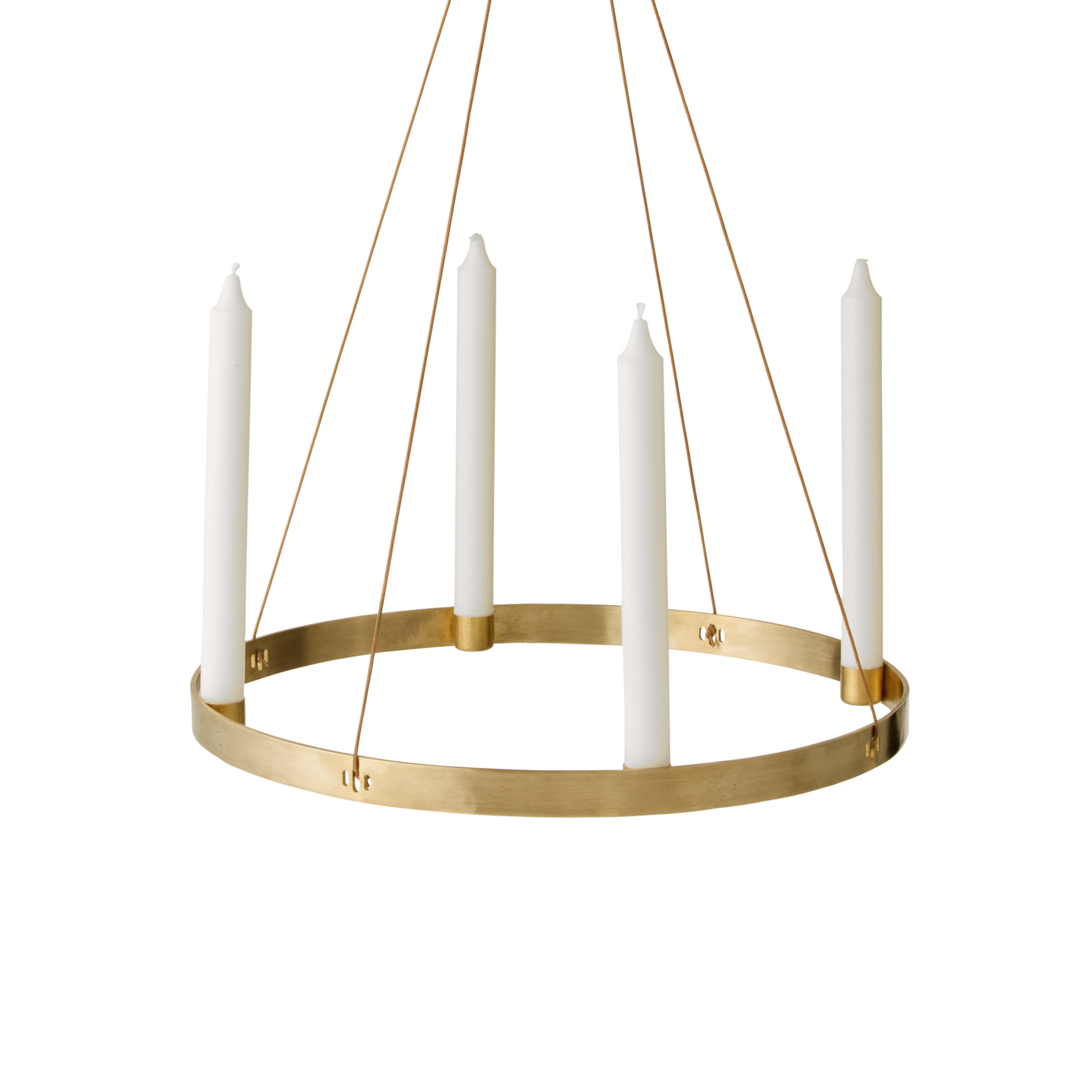 Circle Porte-bougies Large Brass - Ferm Living
