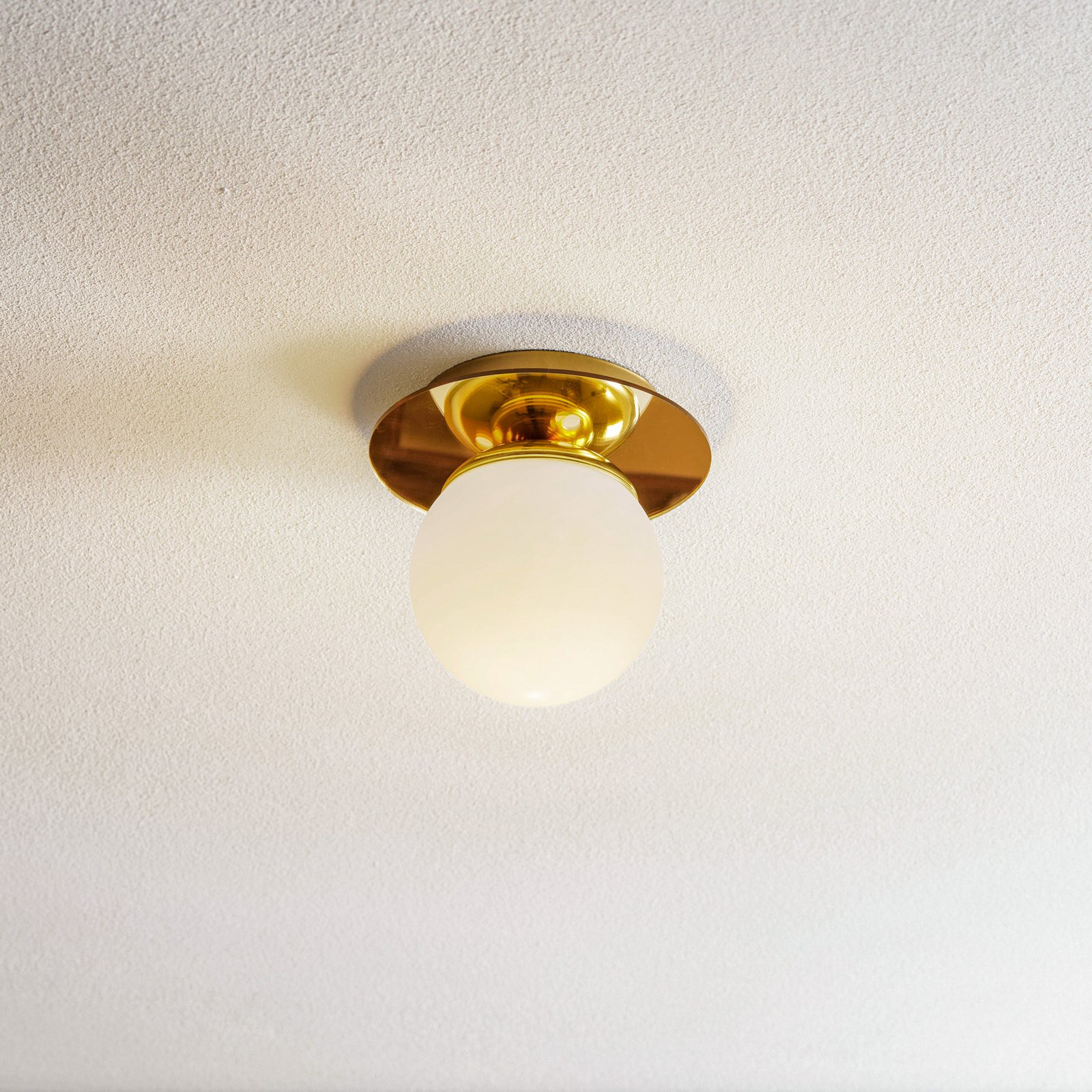 Plato ceiling light, one-bulb, Ø 19 cm