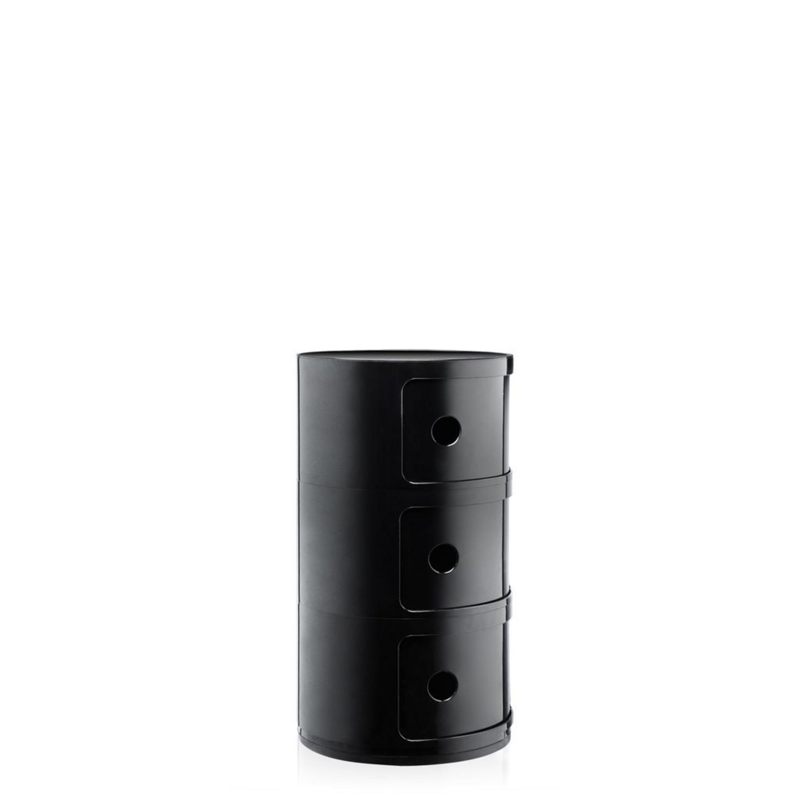 Componibili 3 Masă Laterală Black - Kartell