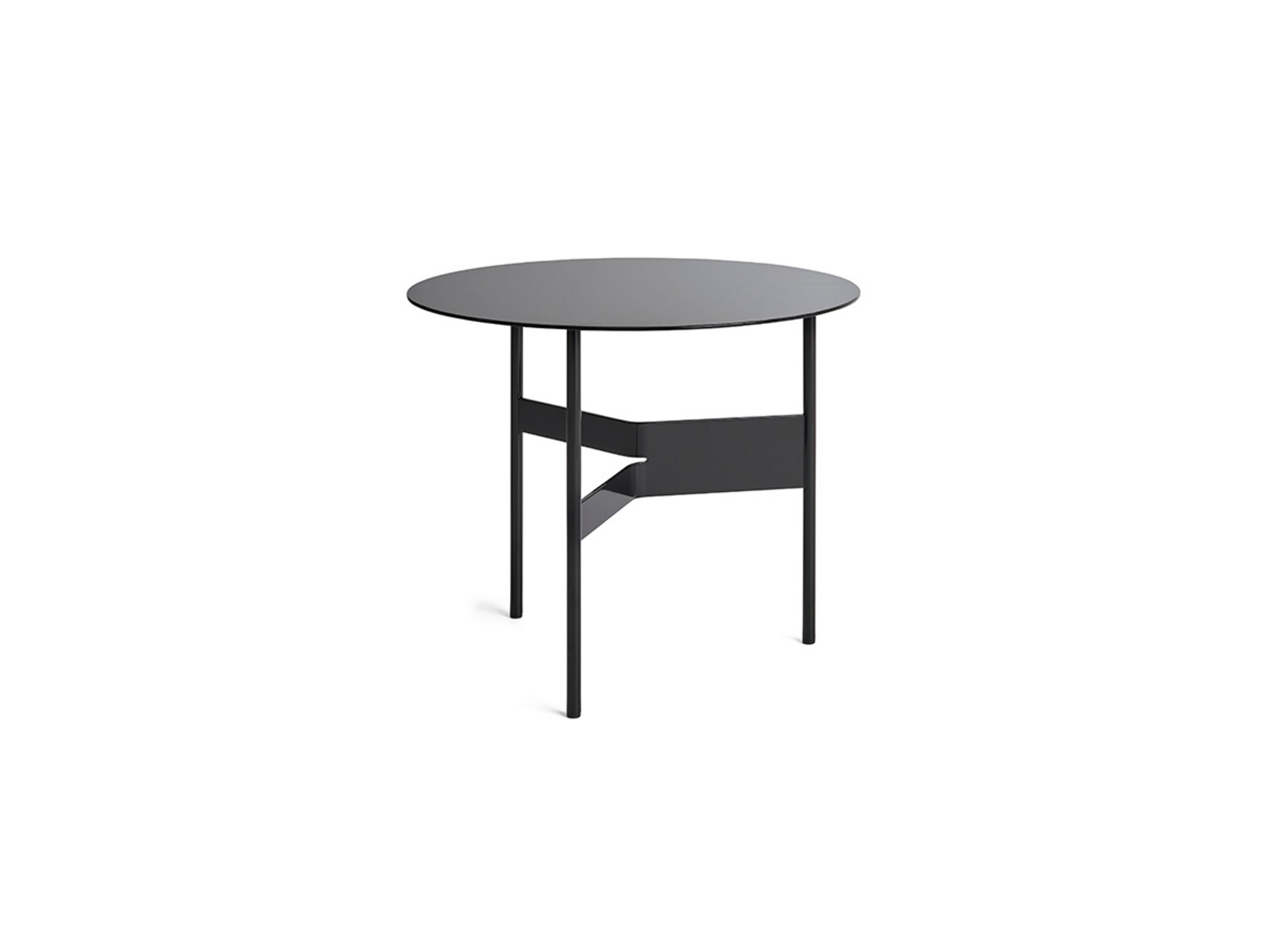 Shim Bijzettafel/Sofa-tafel Ø54x44 Zwart - Hay