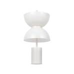 Maytoni Lampe de table LED Kyoto, blanc, hauteur 46 cm, marbre