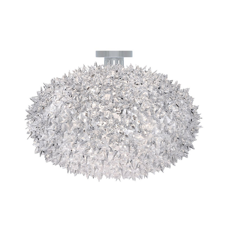 Kartell Bloom CW Vägglampa/Plafond Crystal, transparent från Kartell