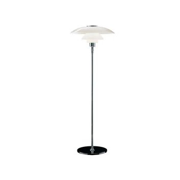 PH 4½-3½ Glas Stehleuchte Chrome Plated - Louis Poulsen