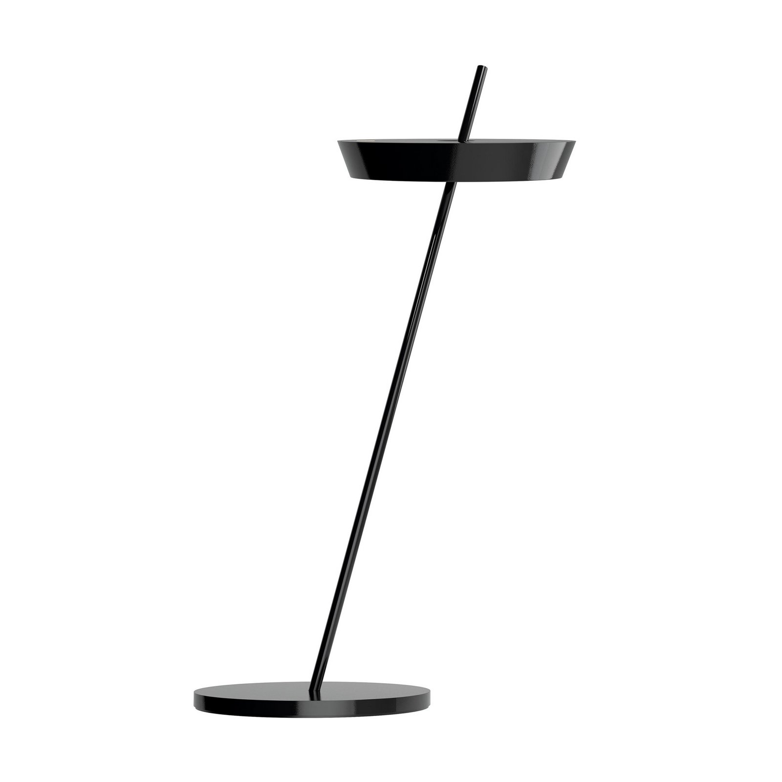 LED-Akku-Tischlampe Mahina, schwarz, Höhe 36 cm, Metall, CCT