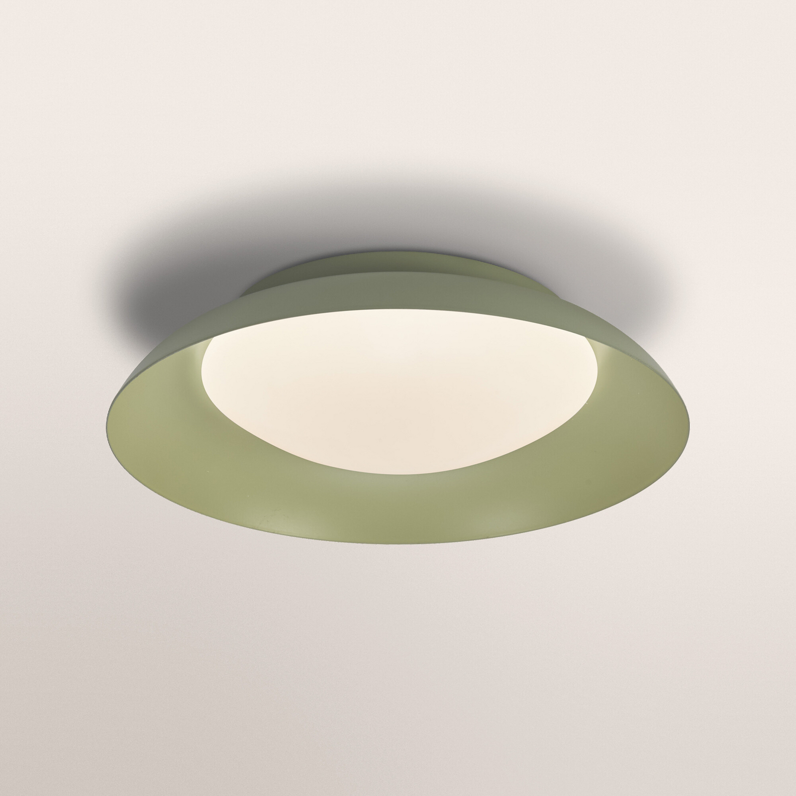 Φωτιστικό οροφής LED ORBIS PLATE της OSRAM, πράσινο, Ø 31 cm, clickdim Φωτιστικό οροφής LED ORBIS PLATE της OSRAM, πράσινο, Ø 31 cm, clickdim