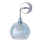 EBB & FLOW Rowan стенна лампа сребърен абажур топаз синьо